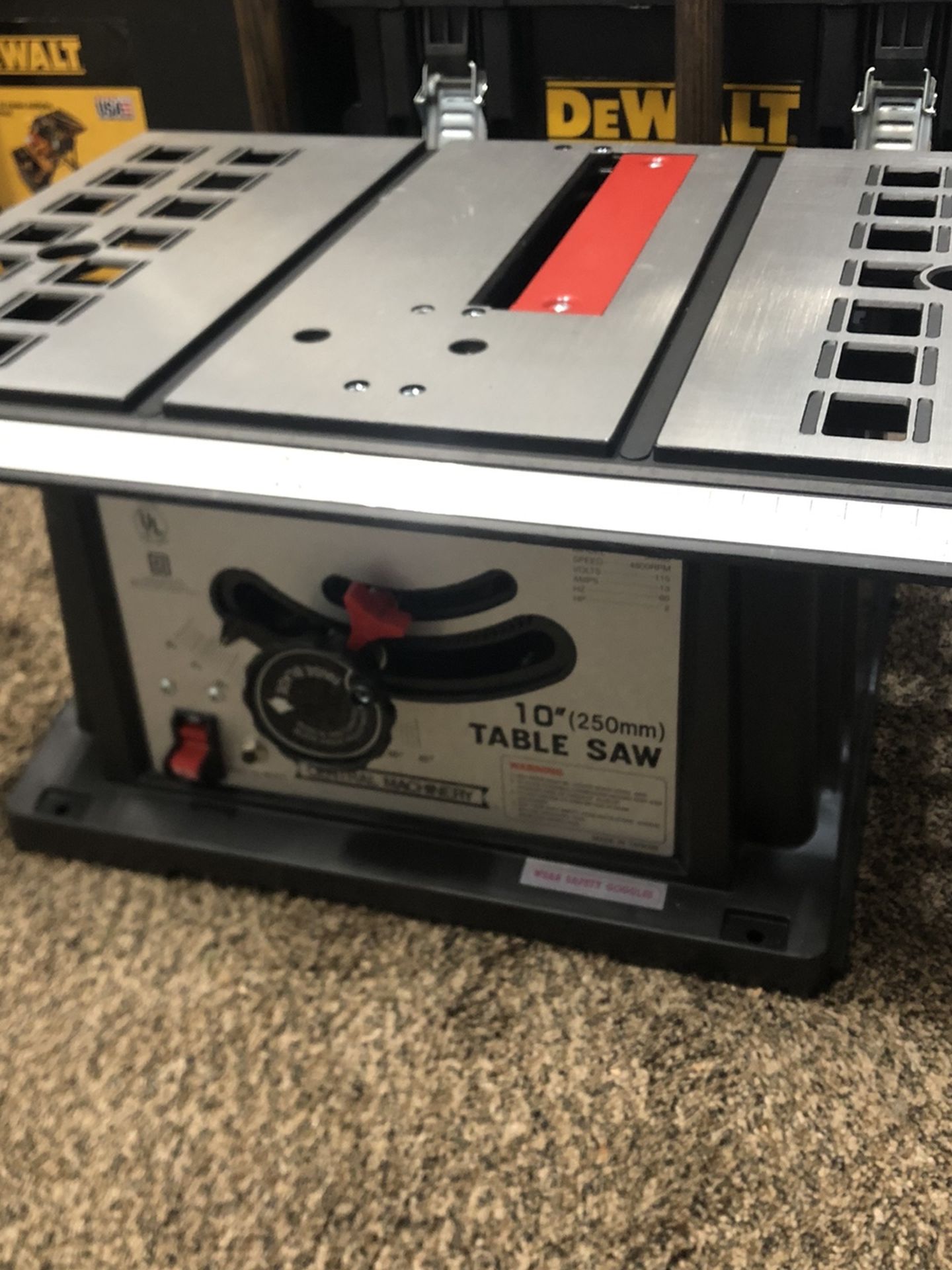 NEW Central Machinery 10” Table Saw. See note in description . for Sale