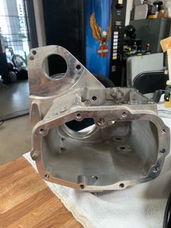 S&S 5 speed transmission case for 1986 thru 1999 Softail and or custom frame. Includes M.S.O.