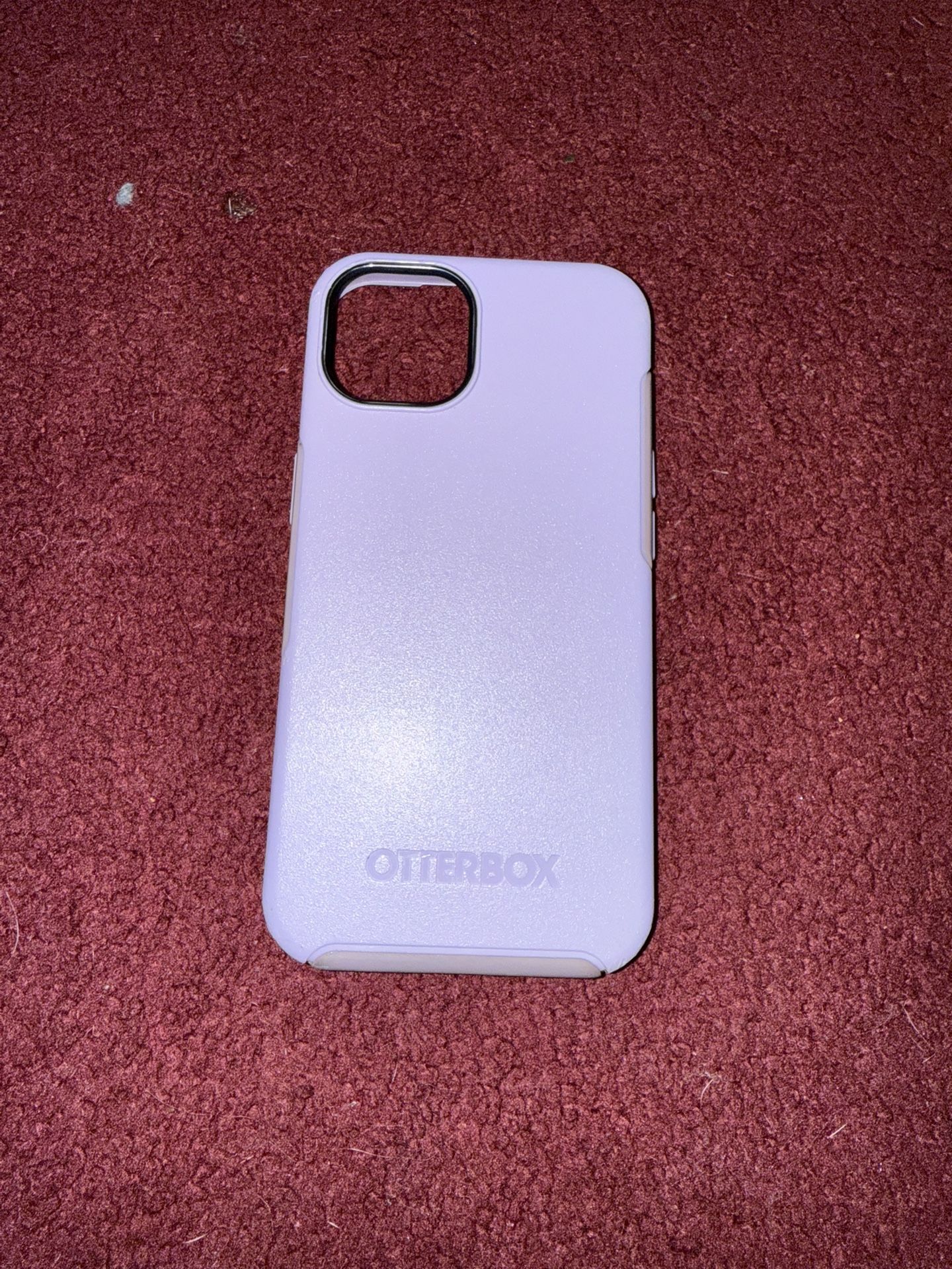 Purple iphone 13 otterbox case and screen protector