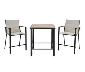 Patio Outdoor Counter Height Dining Table Set