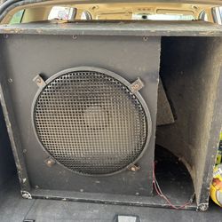 Peavey 18” Black Widow In Cabinet