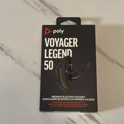 Poly Voyager Legend 50 Premium Bluetooth Headset Black