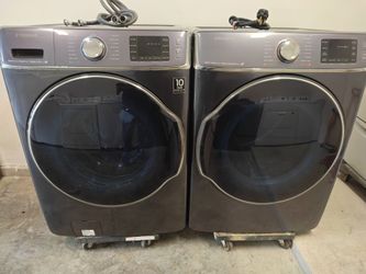 FRONT LOAD SAMSUNG WASHER AND DRYER SET