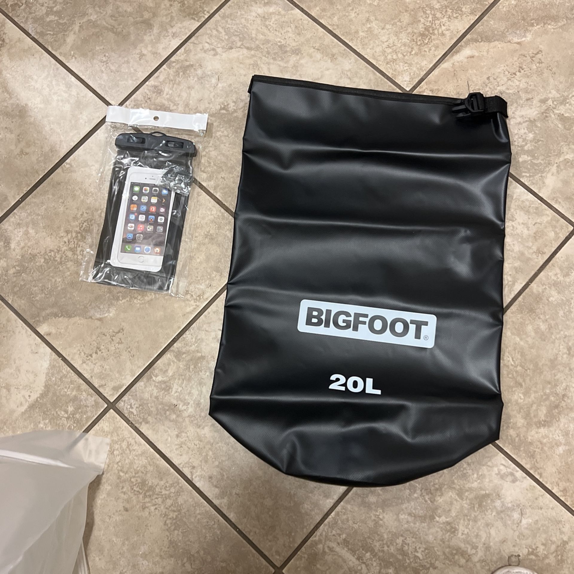 Waterproof Backpack And Phone Carrier 