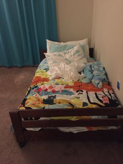 Free Twin Wood Bed