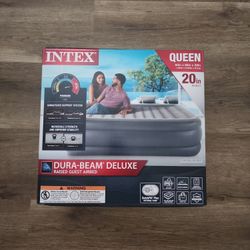 Sealed New In Box Intex Queen Size Air Mattress - Self Inflating