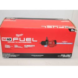 Milwaukee M18 18v Brushless Cordless 1” Impact Wrench With D Handle Tool Only 