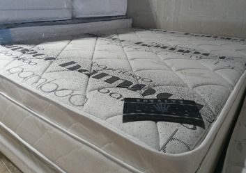 $220 Queen Pillow Top Mattress Only Brand New Free Delivery Same-day 