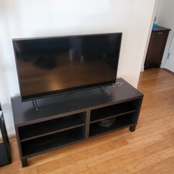 Ikea TV stand and VIZIO TV 