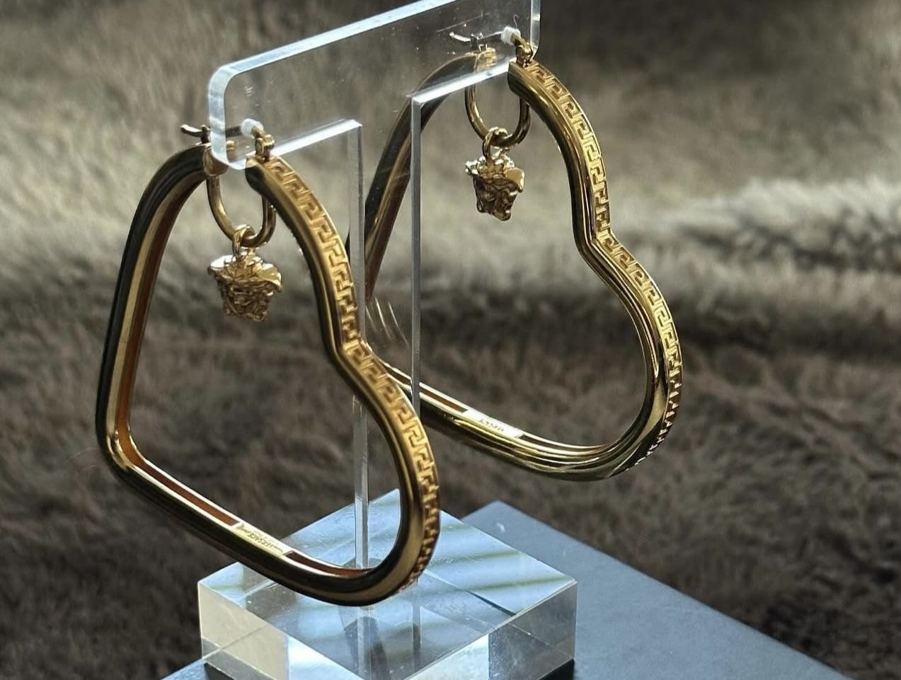 New Sace’ Heart Shaped Hoops