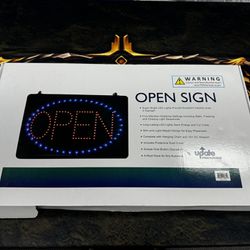 Brand New Open sign