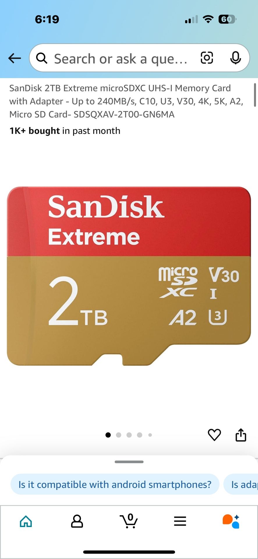 2 TB Micro Memory Card