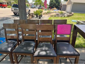 Large kitchen table and chairs