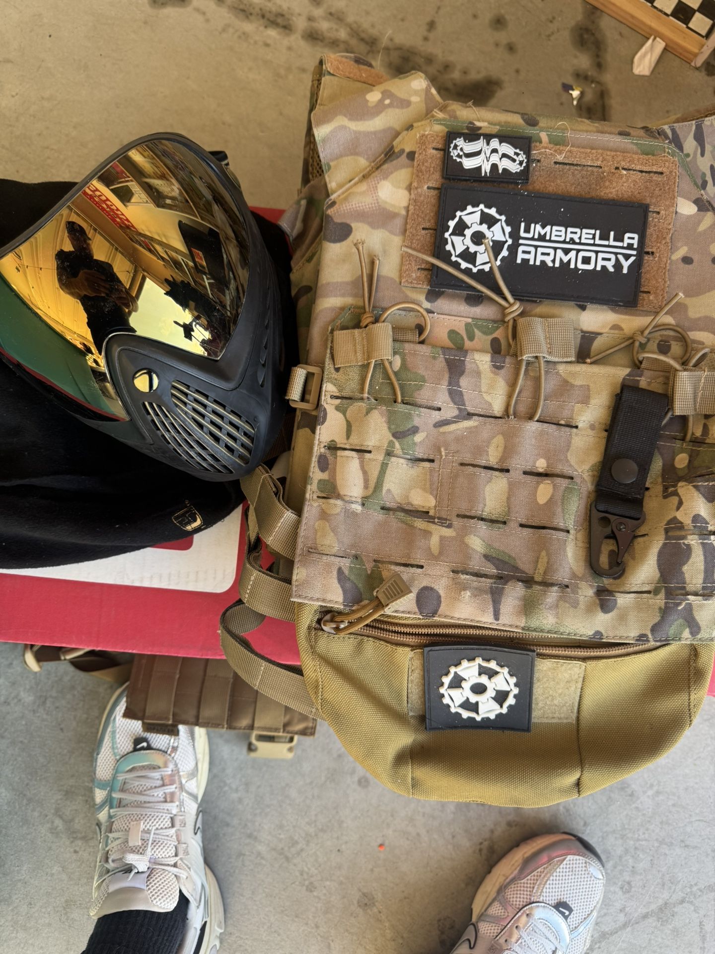 DYE helmet And Chest Plate