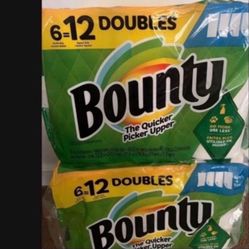 Bounty Paper Towels $12 Each