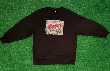 VINTAGE Coors Light Adult Small Crew Neck Sweatshirt