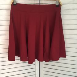 Red Mini Skirt, Large