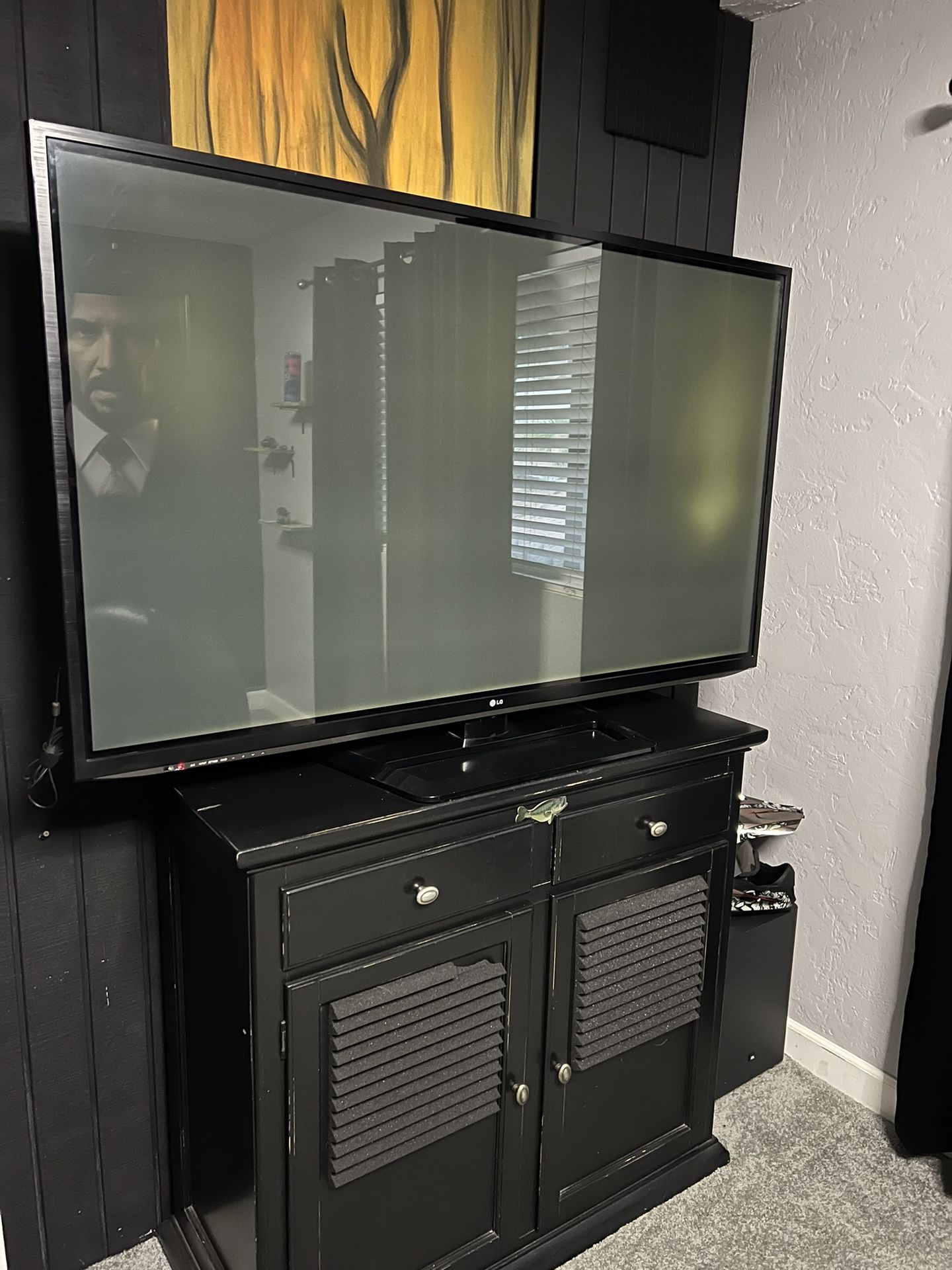 Plasma TV And Stand