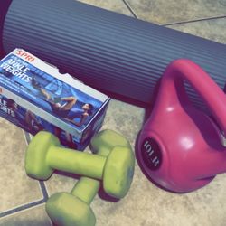 Dumbbells and kettlebell, Ankle Weights Set 