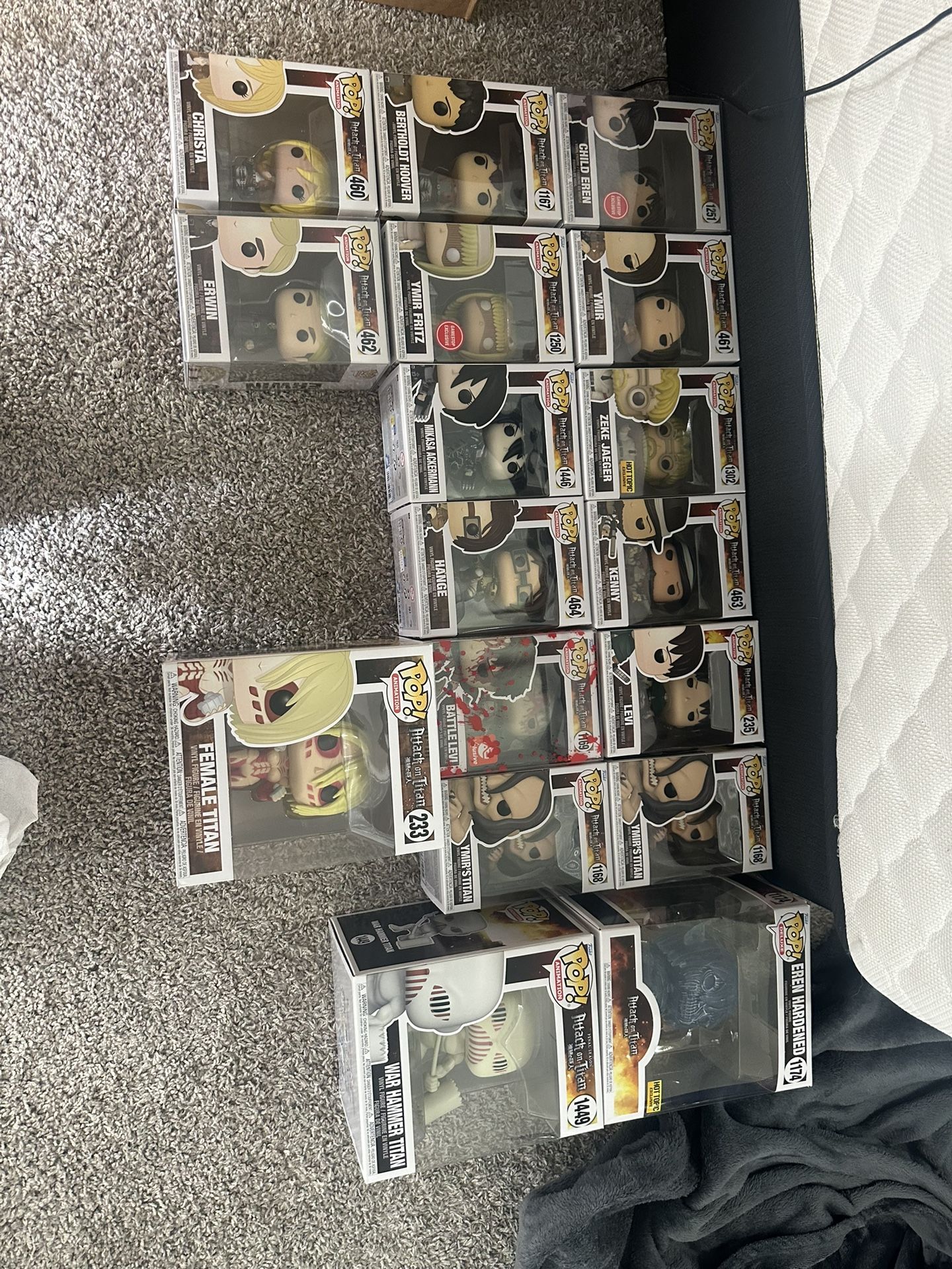 Attack On Titan Funko Pops 