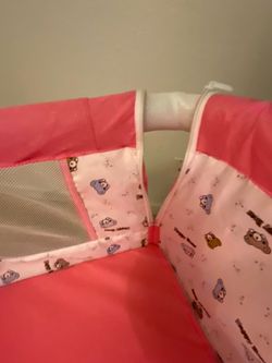 Pink bassinet