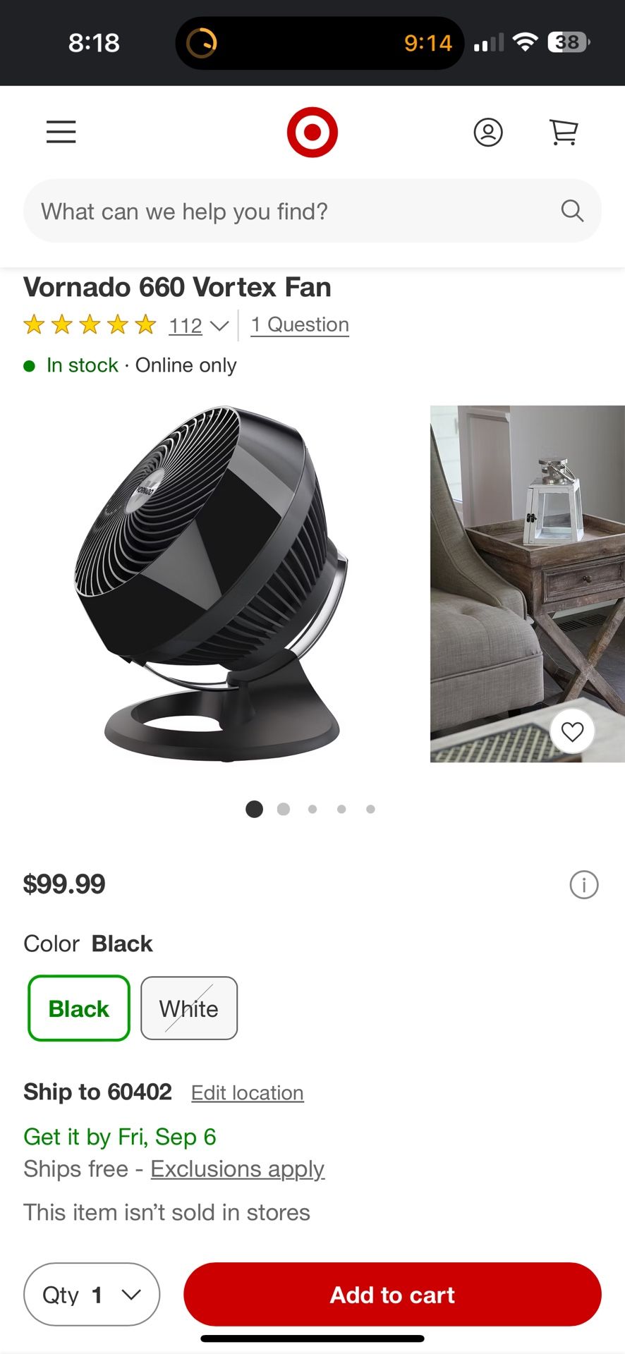 Vornado Fan
