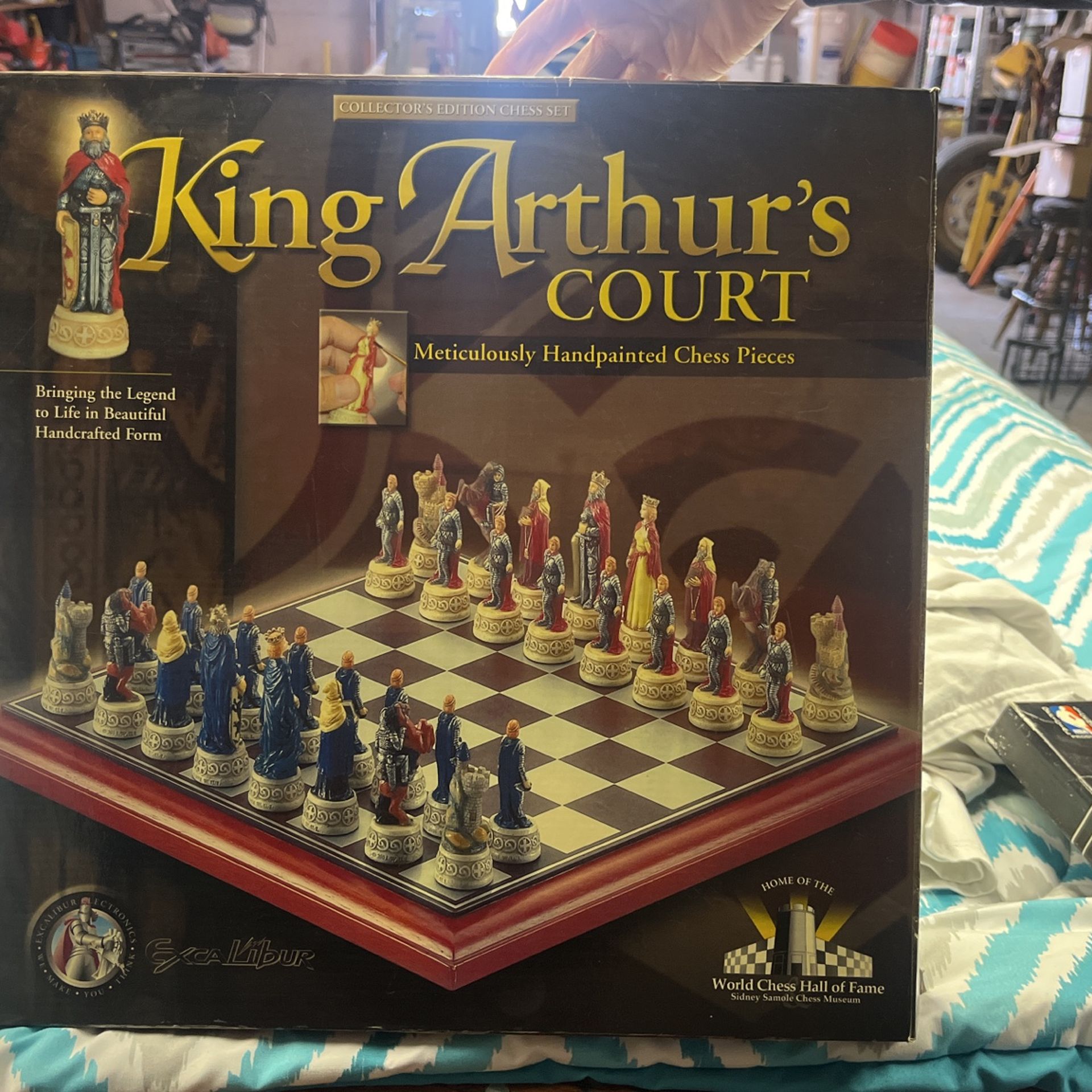 King Arthur’s Court Handpainted Chess Set