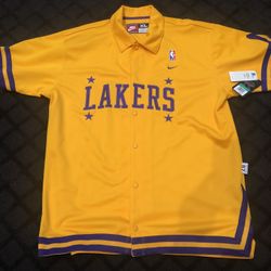 Vintage New Nike XL Lakers warm up Jacket w/tags