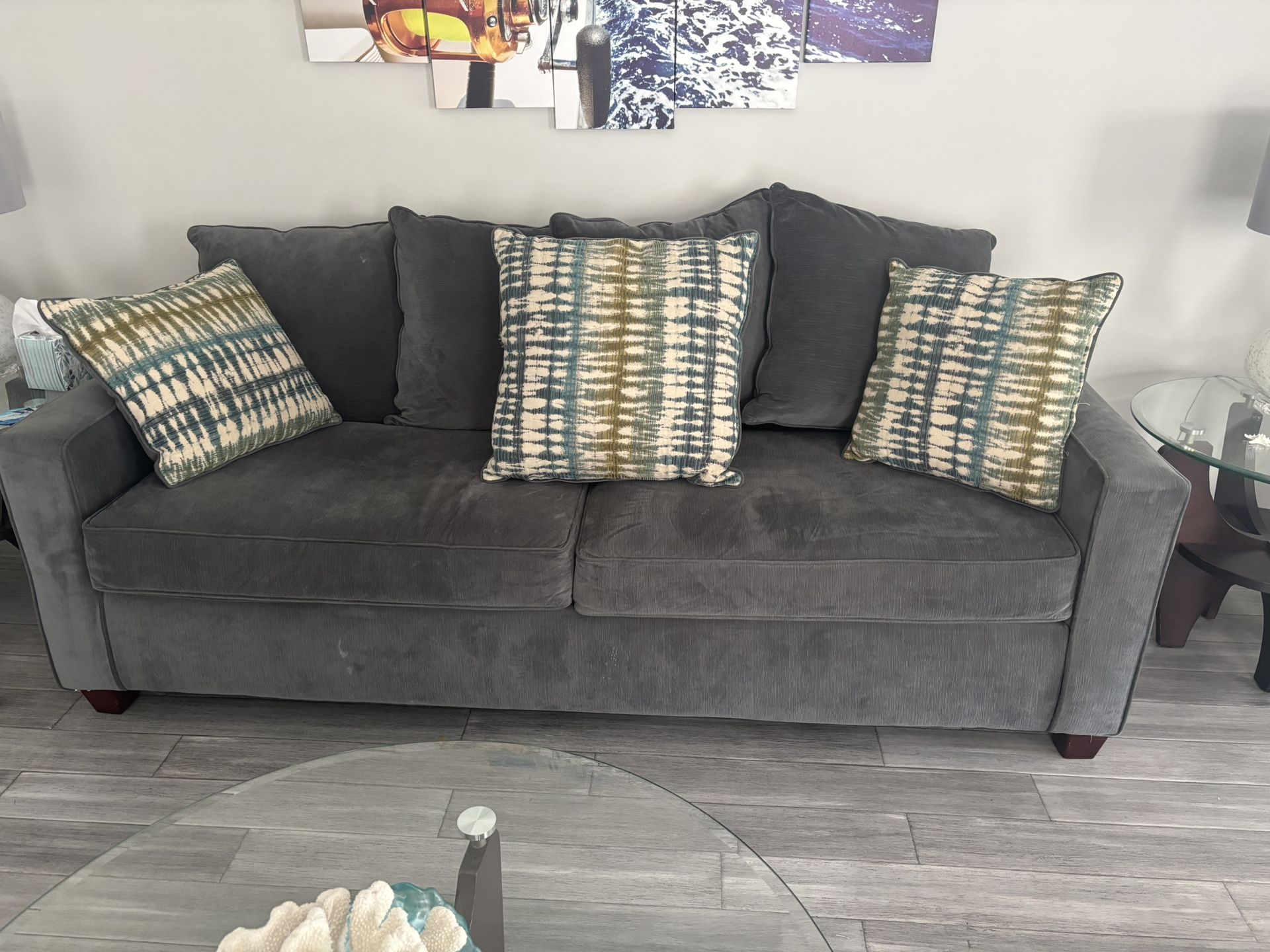 Couch w/ Pillows