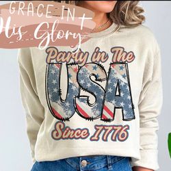 Party In The USA Tshirt Or Crew