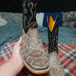Christmas 🎄 Special Rattle Snake Western Diamond Back Boots 
