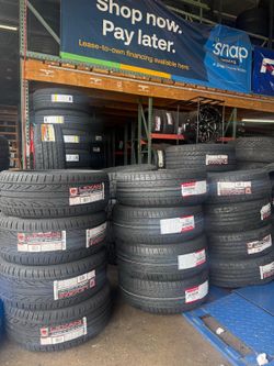 Your Local Tire Shop - FREE Patches & Rotations! New tires ready to go. Includes FREE Patches (1 year) and FREE Rotations every 3 months (min 2). Ad p