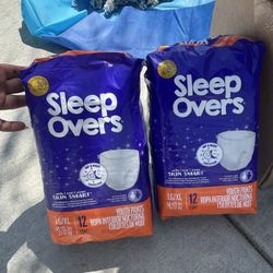Sleep Over Pulls UPS Diapers 