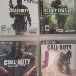 Call Of Duty Games Ps3 