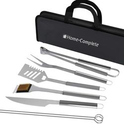 
16-Piece BBQ Grill Accessories Set - Barbecue Tool Kit with Aluminum Case for Home Grilling - Great Gift for Birthday or Father’s Day by Home-Complet