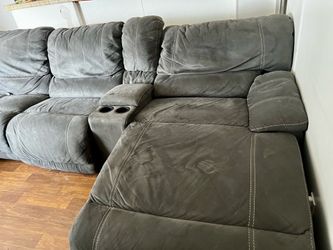 Grey sectional