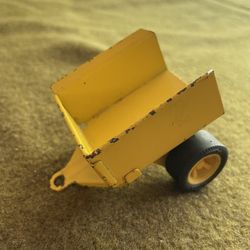 Vintage Tonka Mini Utility / Garden Trailer Yellow  