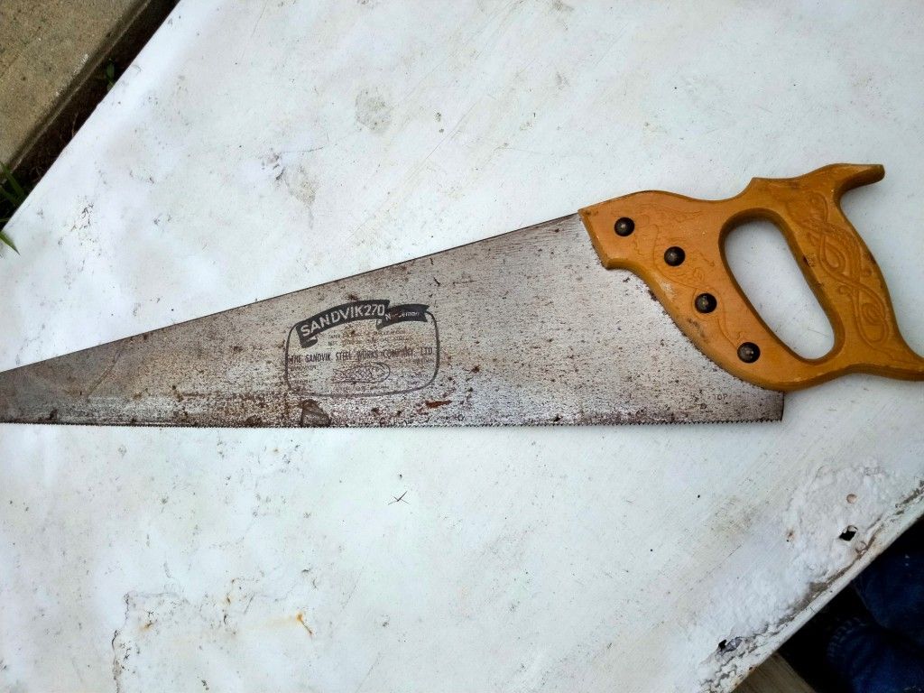 Vintage Sandvik 270 Hand saw
