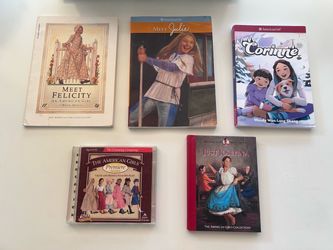 American Girl Pleasant Company Lot Of Four Books & CD Game