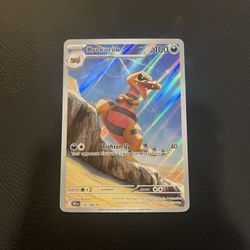 Krokorok 136/086 Pokemon TCG Scarlet & Violet: Black Bolt Illustration Rare