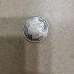Morgan Silver Dollar Design 1/2 Oz 999 Silver Coin 