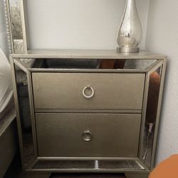 Z Gallerie Ava Mirrored Nightstand Set 175 I Each OBO for Sale in