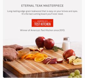 Cutting Board Charcuterie Board PURE TEAK HUGE XL