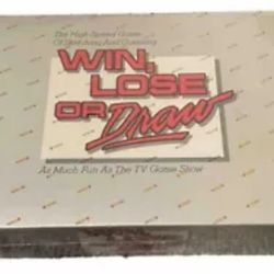 VINTAGE WIN LOSE OR DRAW BOARD GAME 4710 MILTON BRADLEY 1988 BRAND NEW SEALED