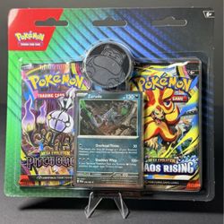 Pokémon TCG Zarude 2-Pack Blister – Pitch Black + Chaos Rising – Sealed