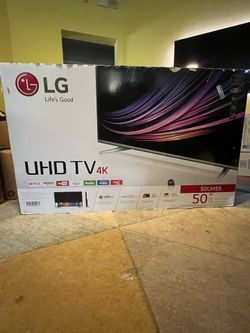 LG 50” 4K Smart TV (50UH5530) - NOT WORKING, FOR PARTS OR REPAIR