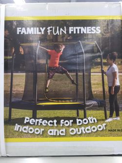 New Jump King 7.5 Feet Trampleoline & Enclosure Year Round Exercise And Fun Perfect For Both Indoor & Outdoor Family Fun Fitness