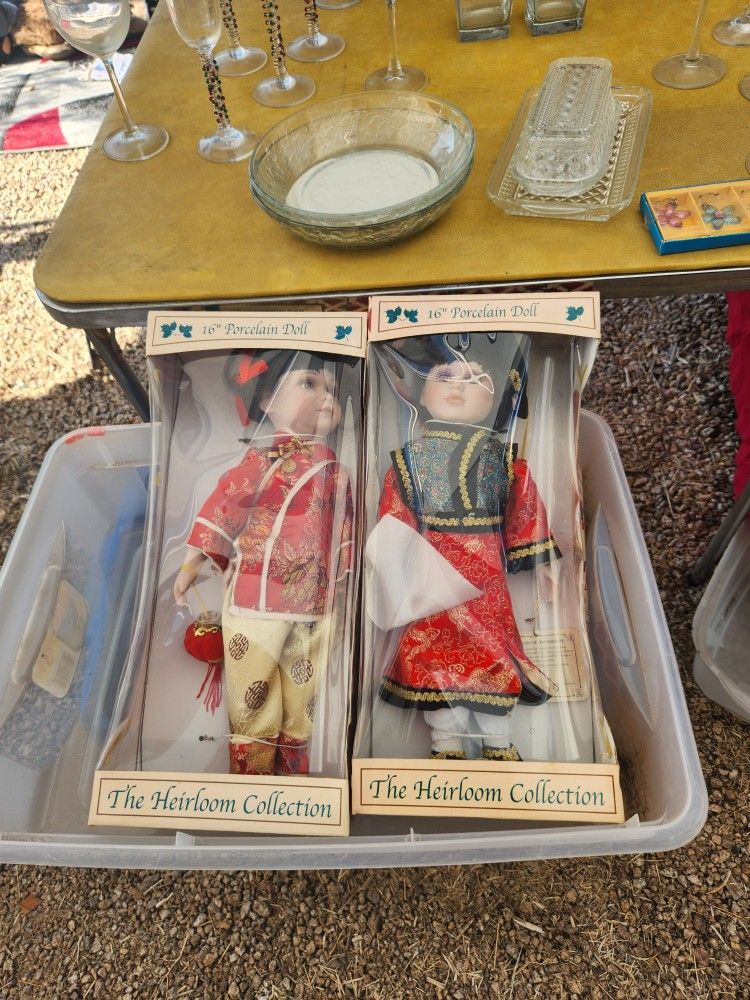 Asian Porcelain Dolls