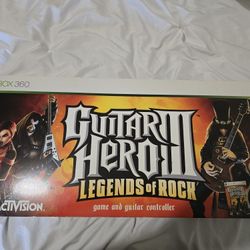 Guitar Hero 3 Ledgends Of Rock Guitar Bundle For Xbox 360 