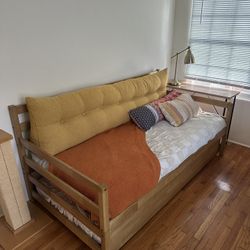 Twin Size Trundle Bed & Accessories Bundle